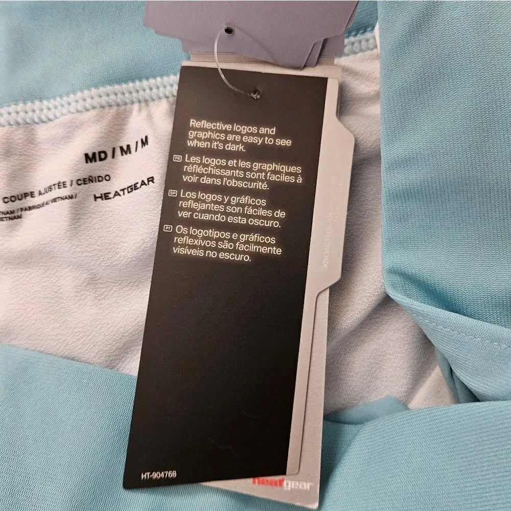 Under Armour Blue Fitted Speedpocket Running Shorts